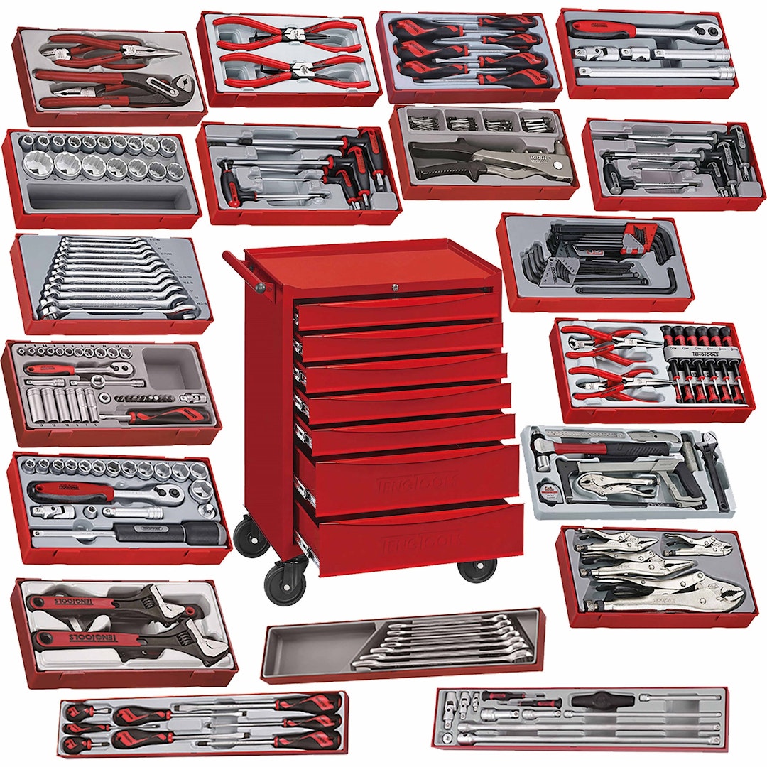 Teng Tools USA Facebook ad: Tired of digging through a cluttered mess to…