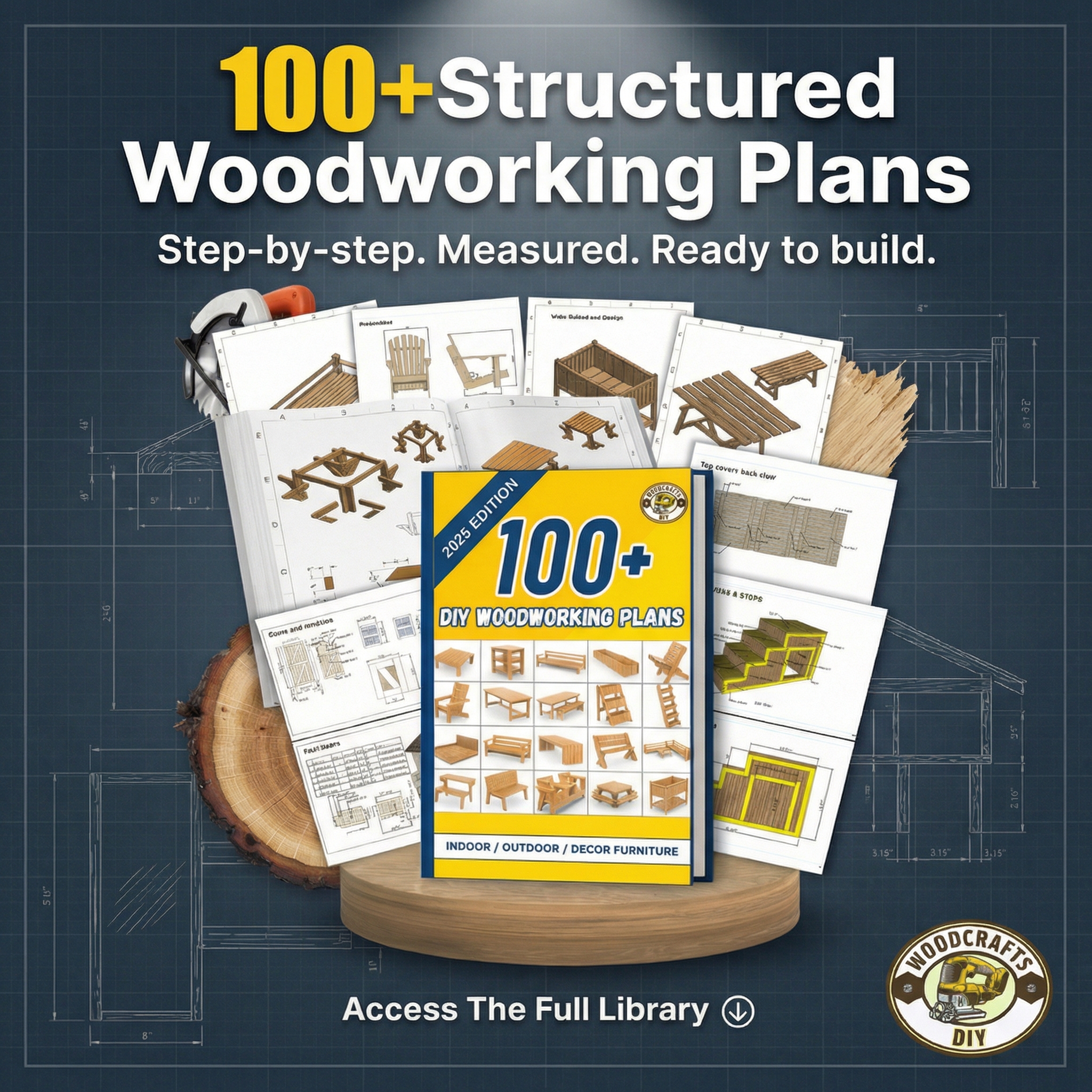 WoodCrafts DIY Facebook ad