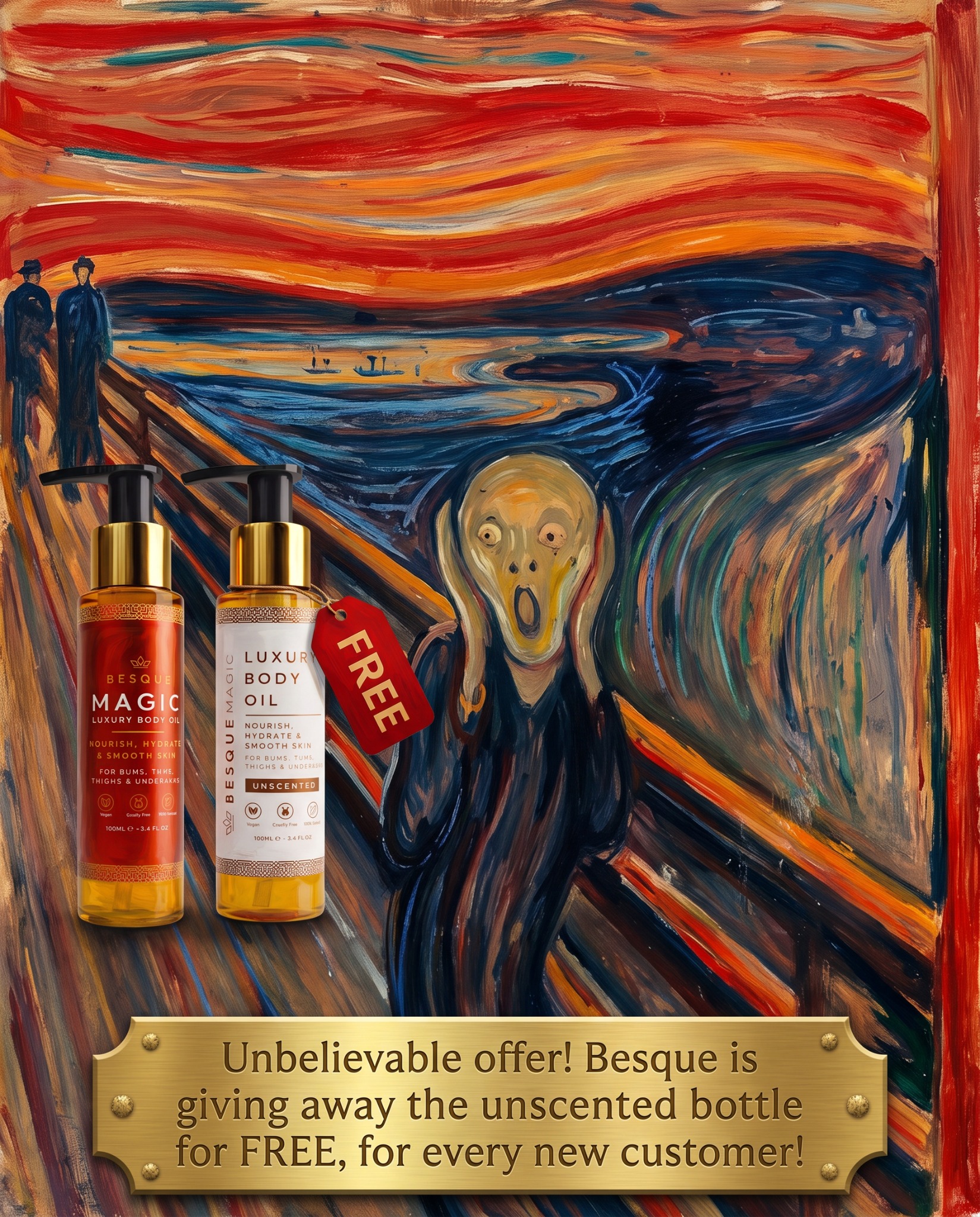 Besque Facebook ad