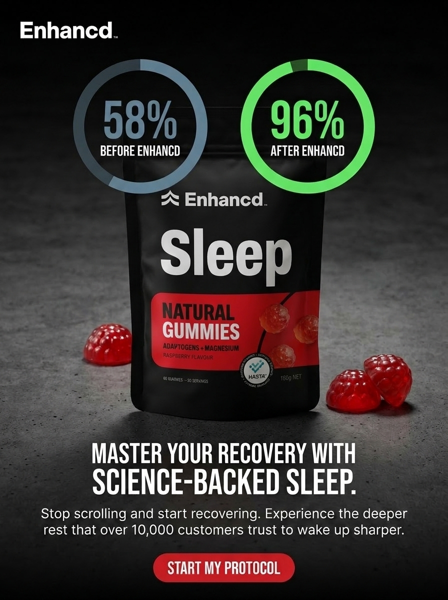 Enhancd Performance Facebook ad: Master Your Recovery with Science-Backed Sleep