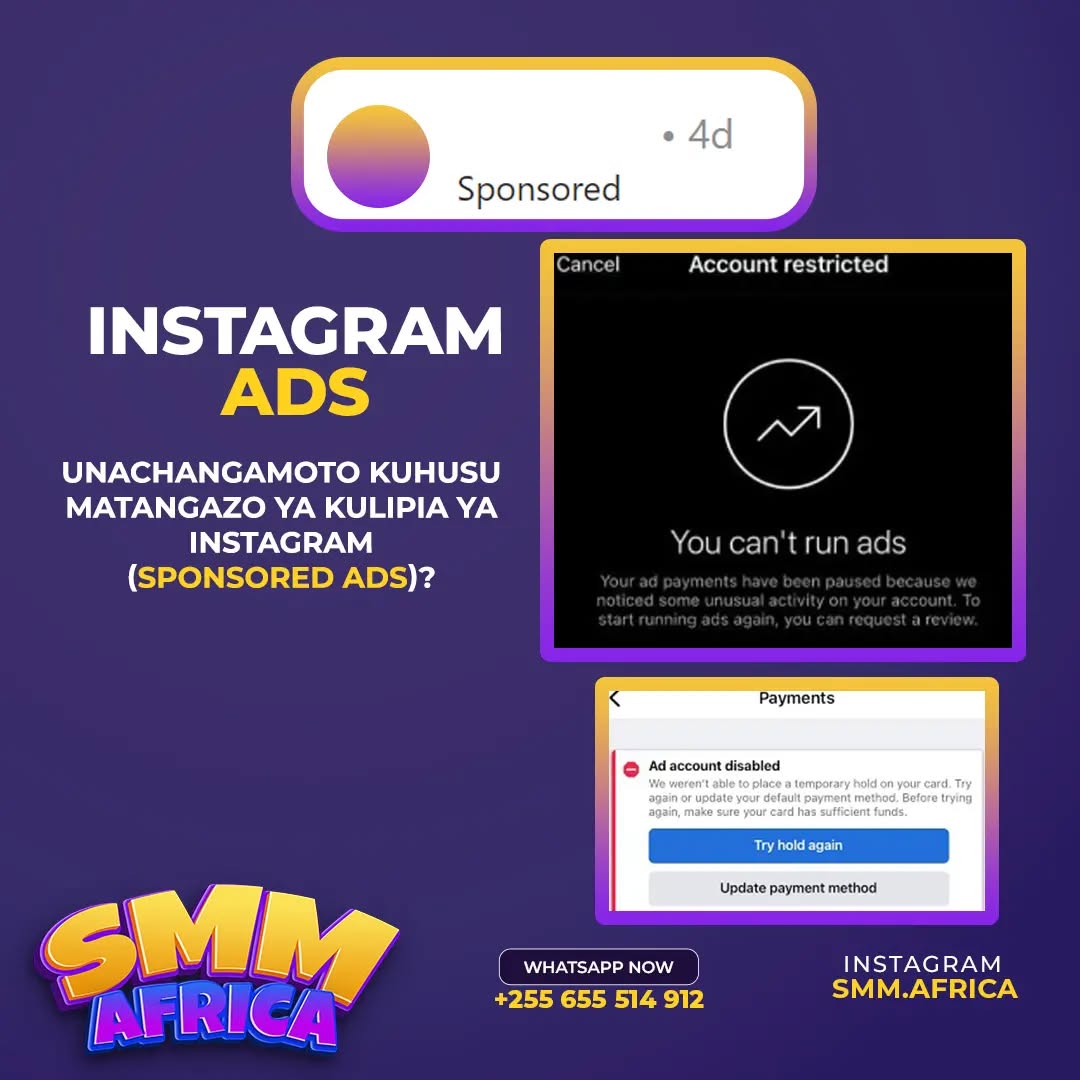 SMM Africa Facebook ad: Share on WhatsApp