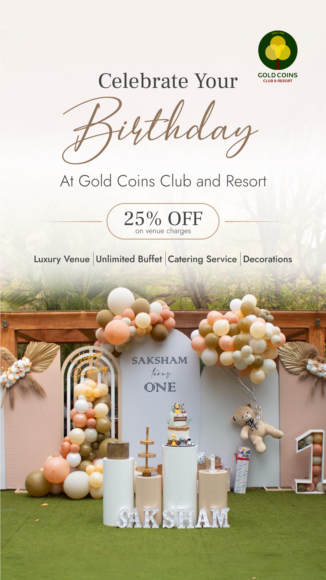 Gold Coins Club & Resort Facebook ad