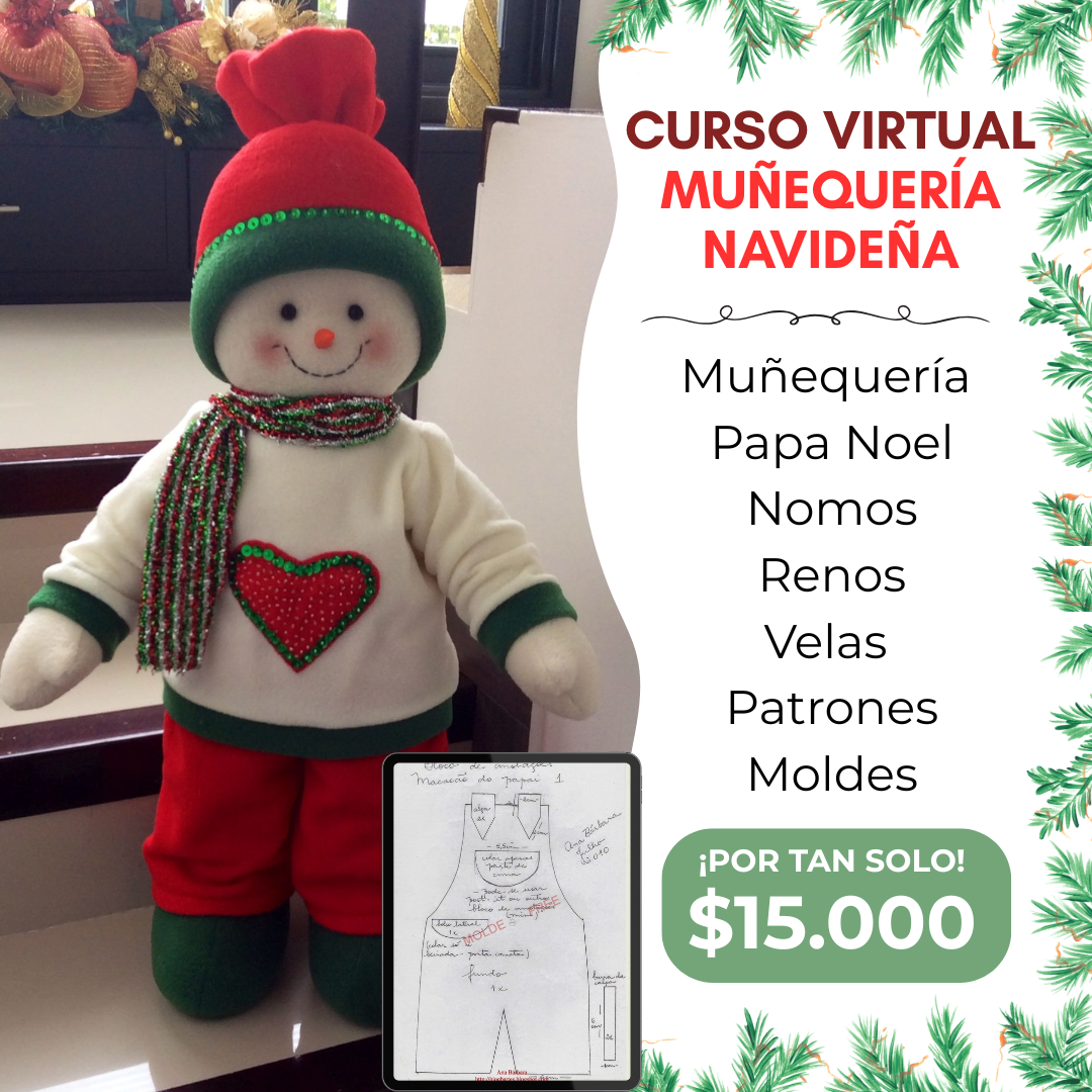 Navidad Creativa Facebook ad: CURSO VIRTUAL
