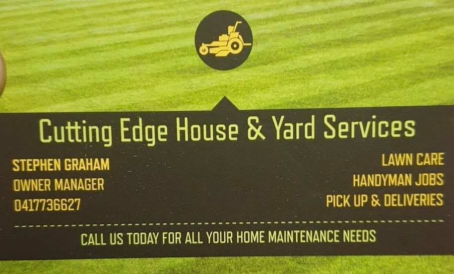 Cutting Edge House & Yard Services Facebook ad: Toowoomba & Surrounds
