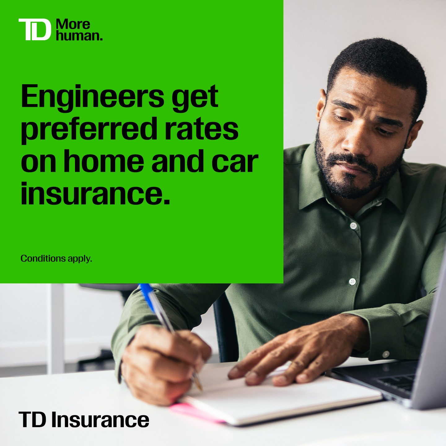 TD Insurance Facebook ad