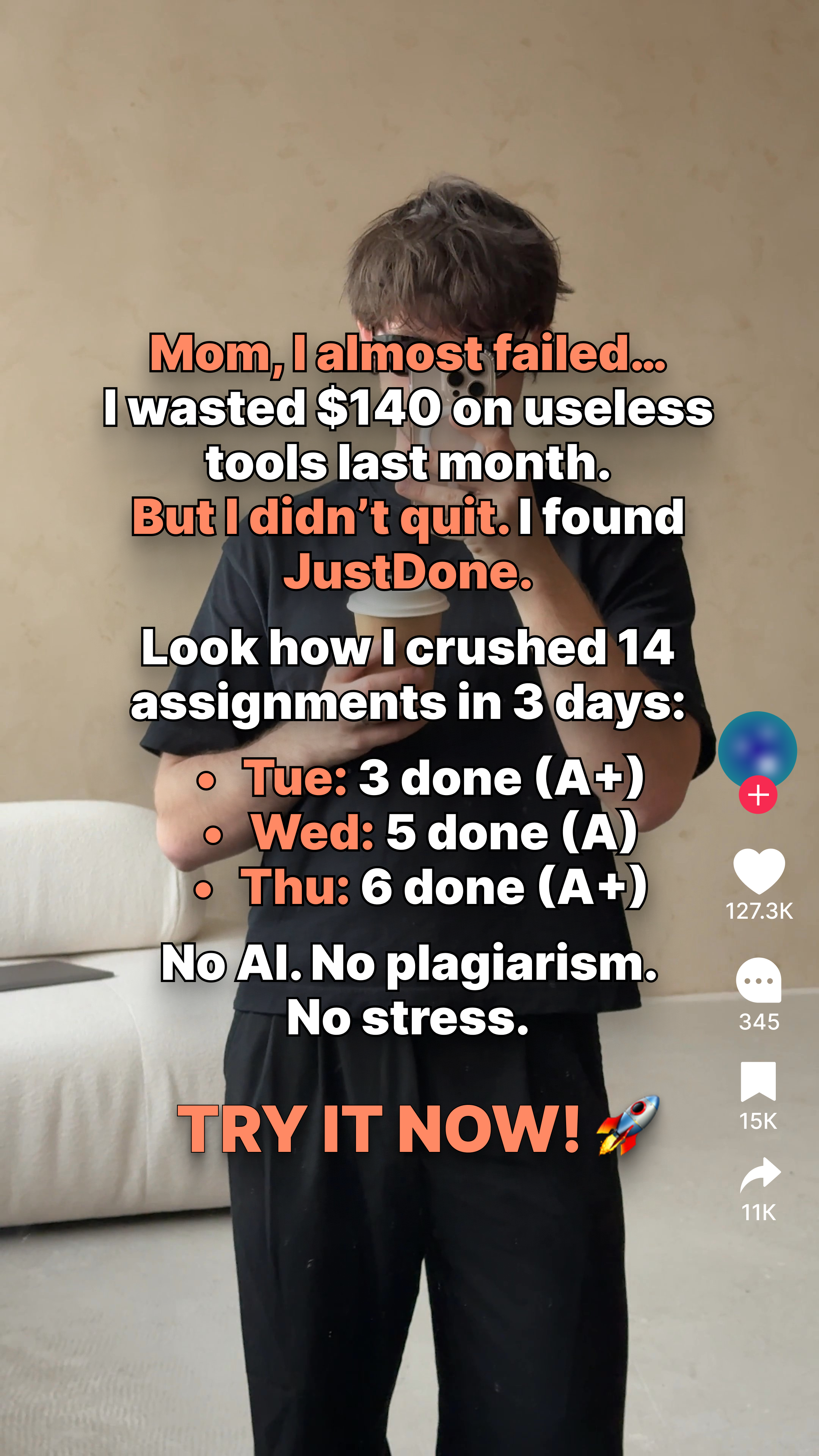 Justdone: All-in-one AI tool  Facebook ad