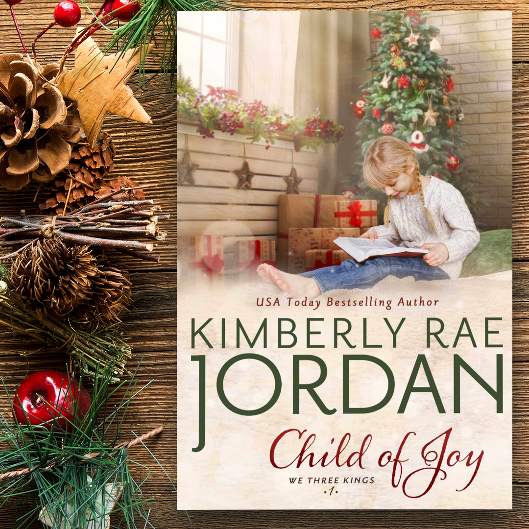 Author Kimberly Rae Jordan Facebook ad: Child of Joy: A Christian Christmas Romance