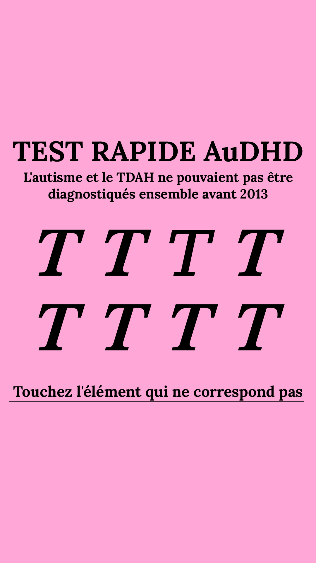 International IQ test Facebook ad