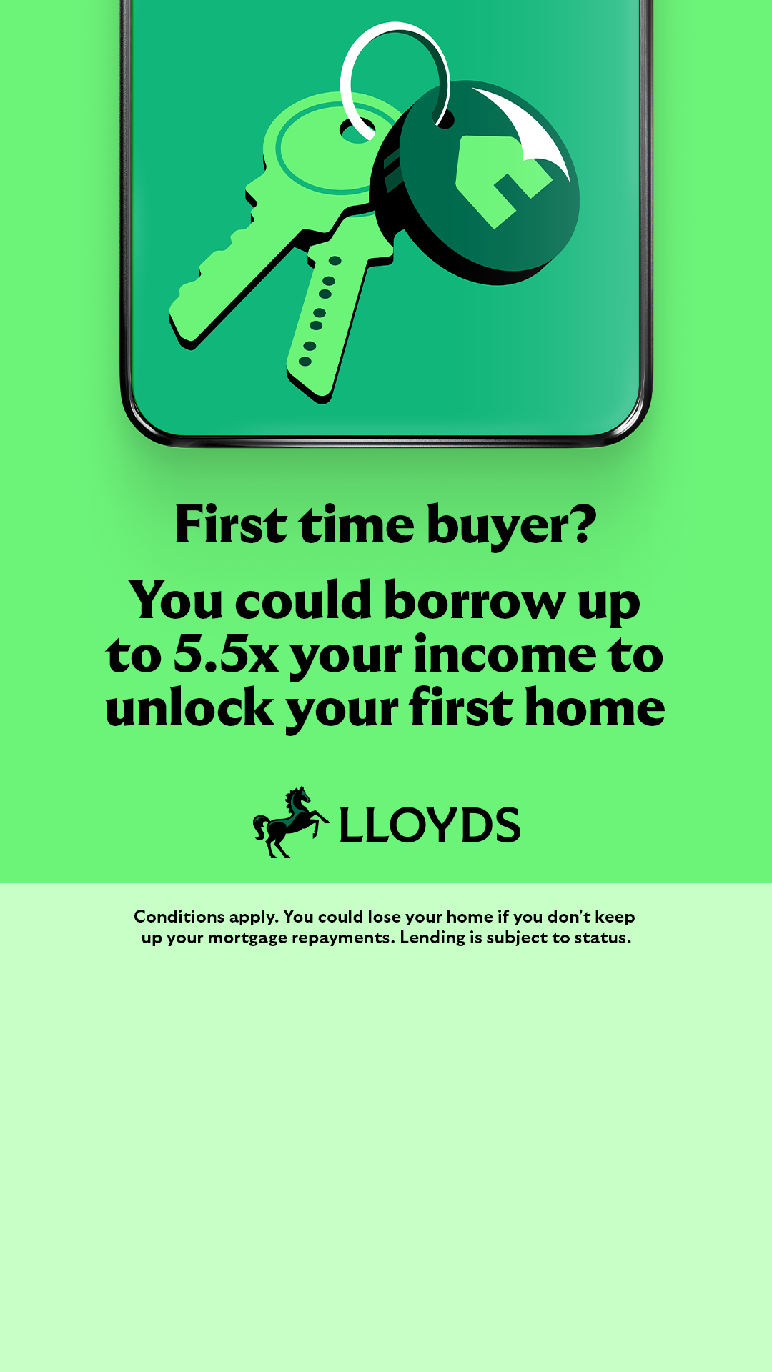 Lloyds Bank Facebook ad