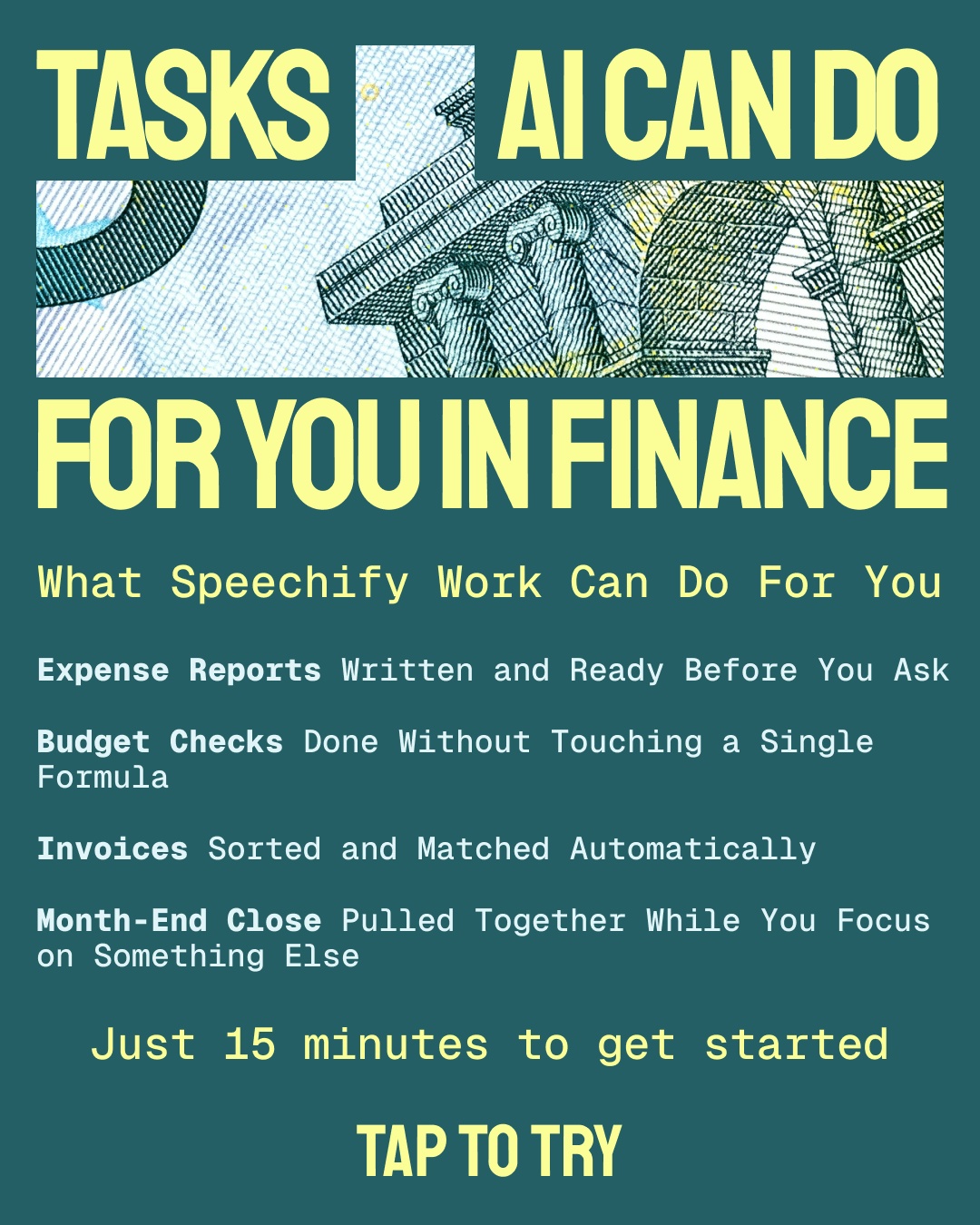 Speechify Work Facebook ad