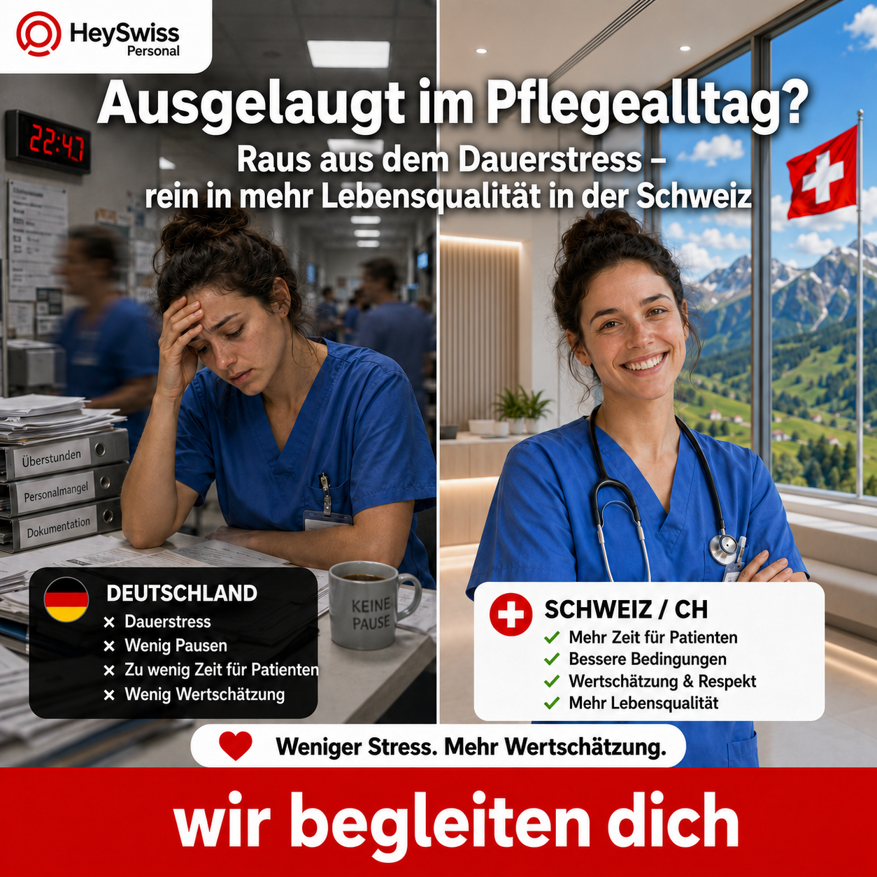 HeySwiss Personal Facebook ad