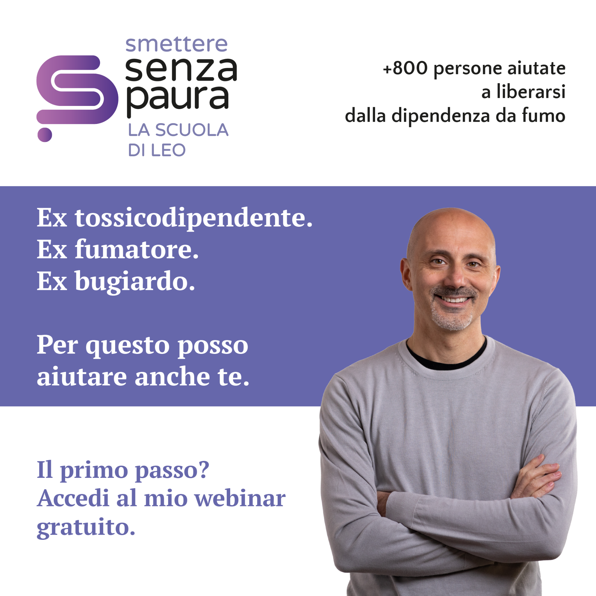 La Scuola online di Leo Facebook ad: Segui il webinar e liberati dal fumo.