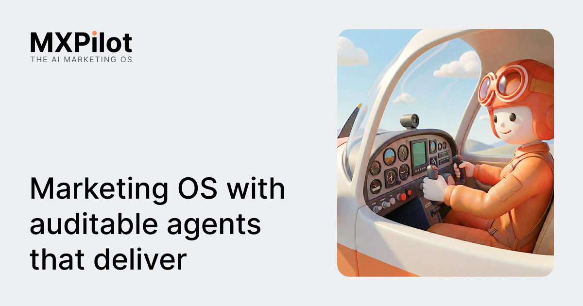 MXPilot Facebook ad: AI Marketing OS for Agencies & Marketers | MXPilot
