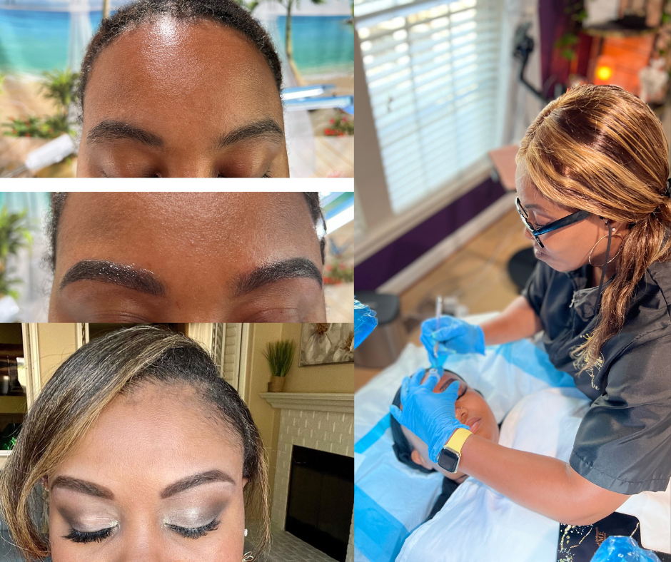 KQBawi Facebook ad: Let's Chat About Your Brow Goals