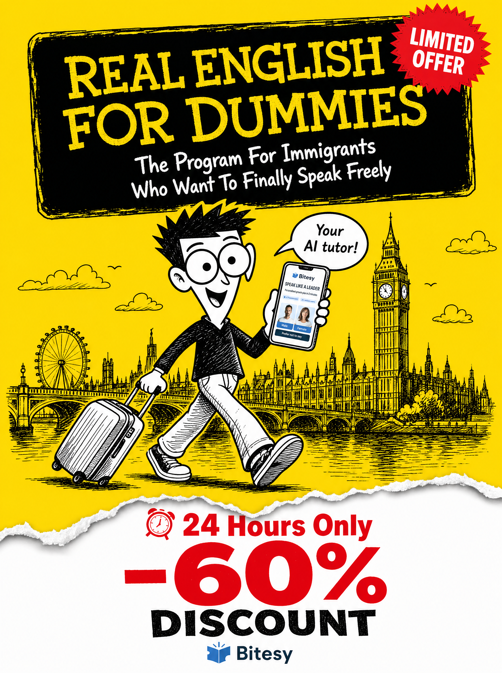 Bitesy - Speak with Confidence Facebook ad