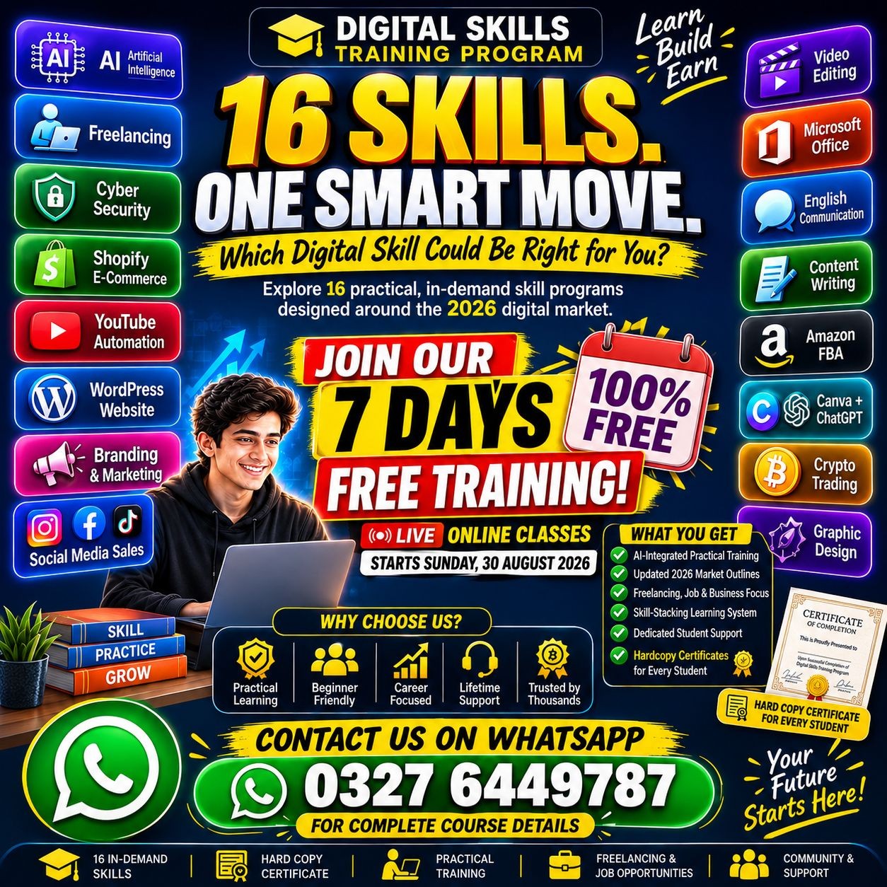 Inspire Skills Hub Facebook ad