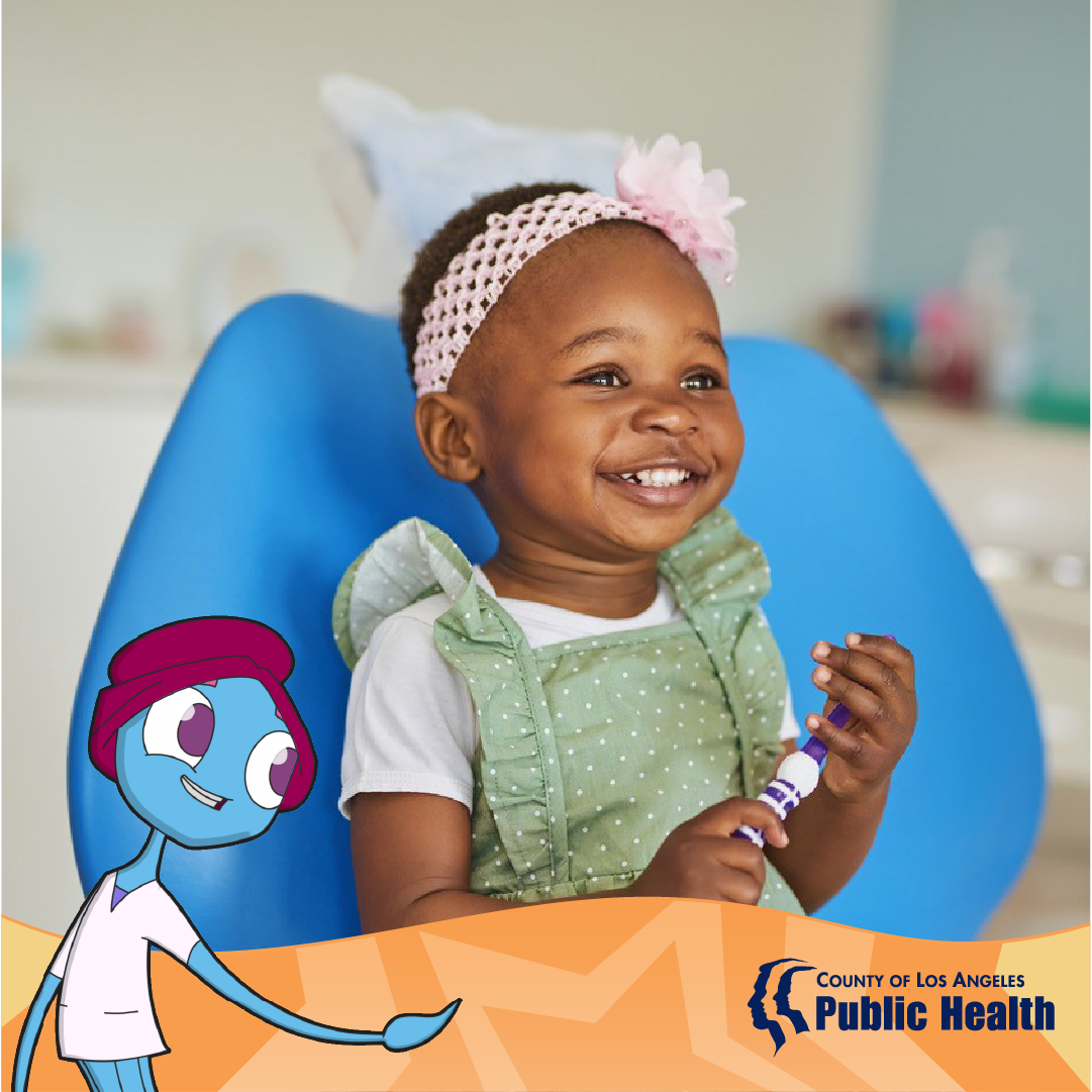 Los Angeles County Department of Public Health Facebook ad: Make toothbrushing a habit