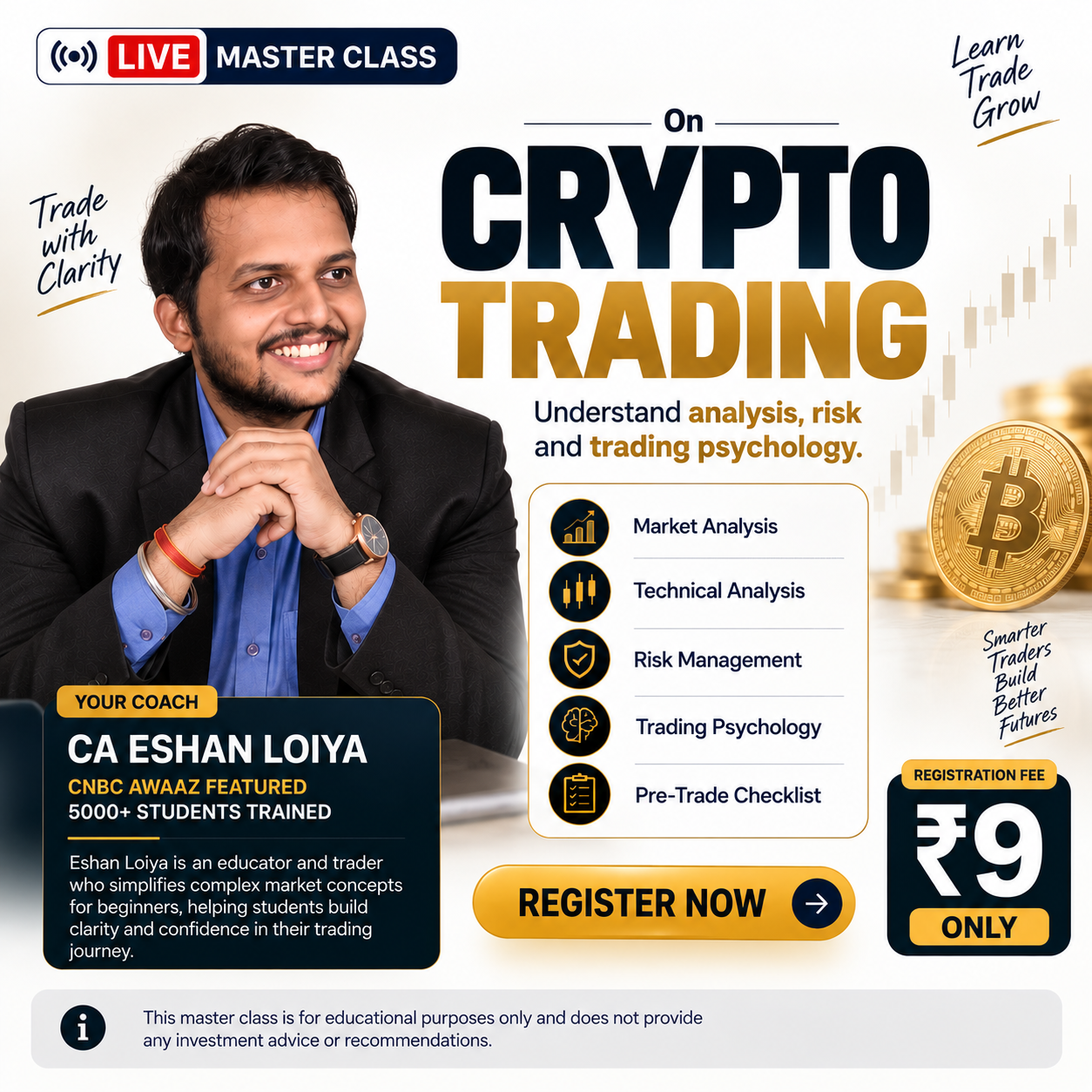 Educationsutra Facebook ad: Live 2-hr session. Beginner-friendly. Limited seats.