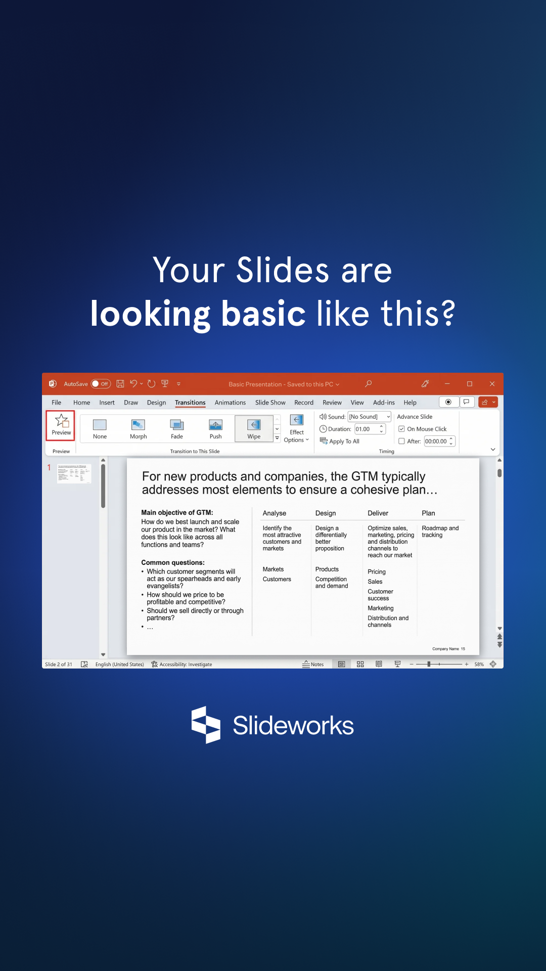 Slideworks Facebook ad