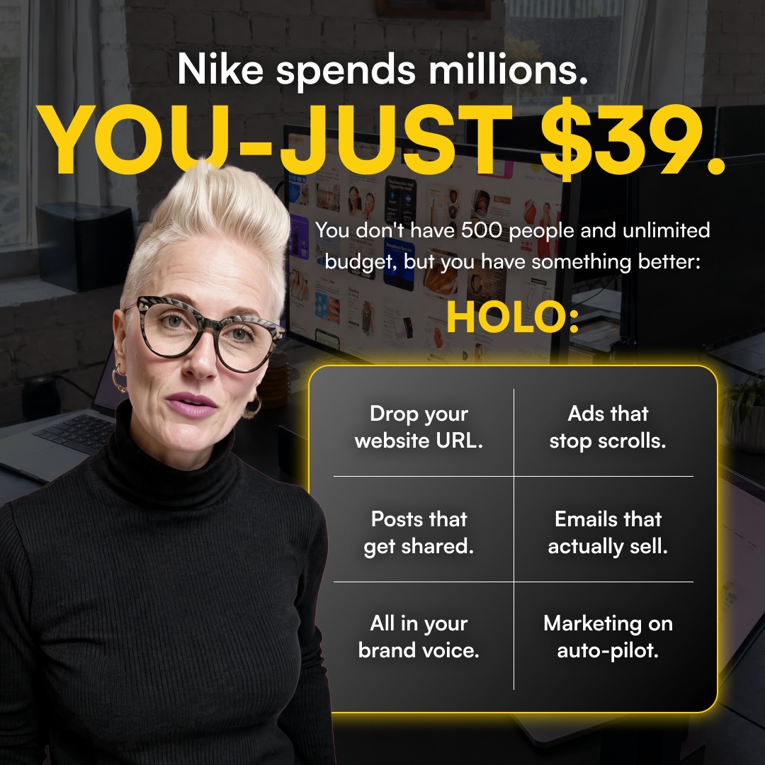 Holo Facebook ad