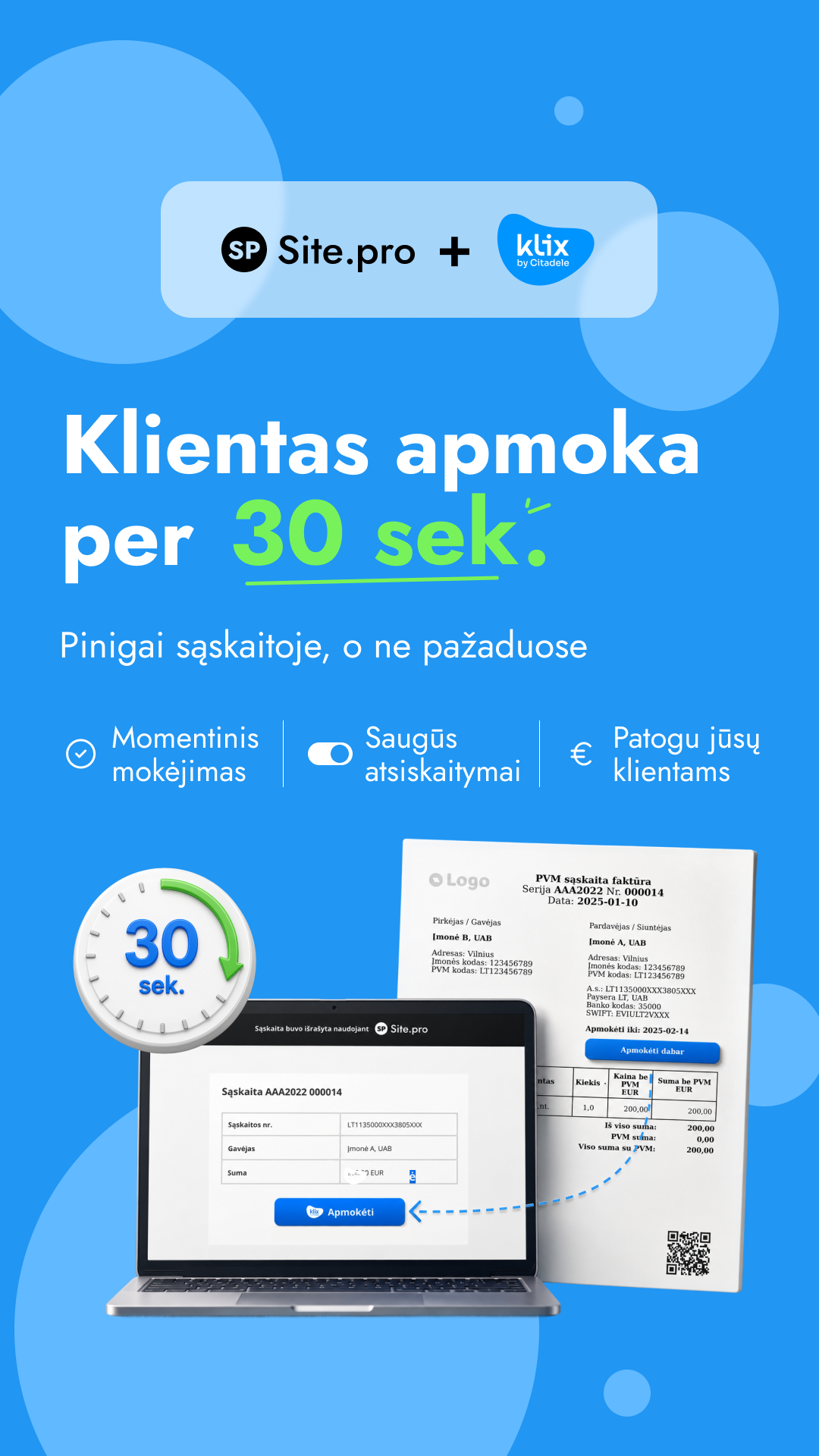 Site.pro - Apskaitos programa ir ERP Facebook ad
