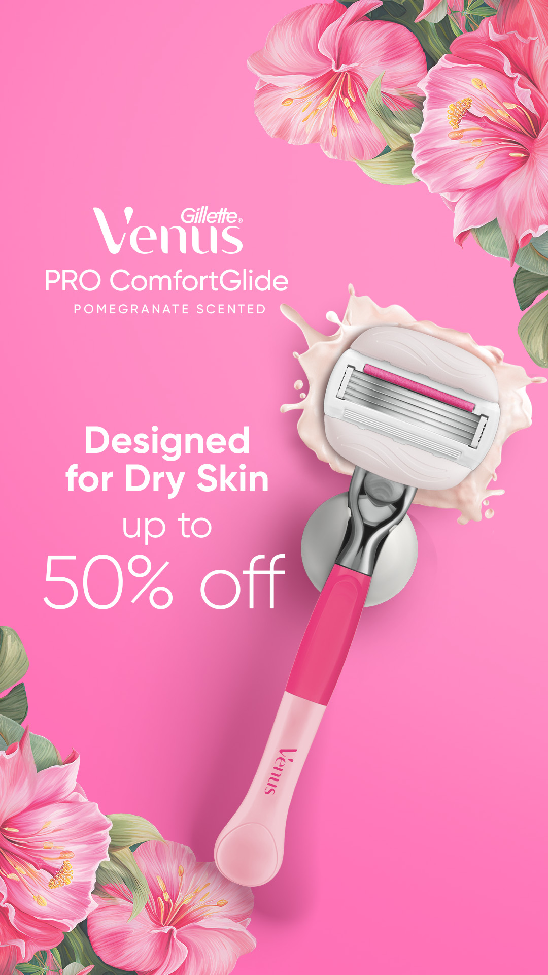 Gillette Venus UK Facebook ad