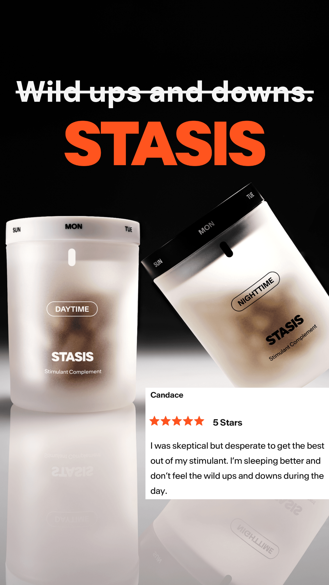 Stasis Facebook ad