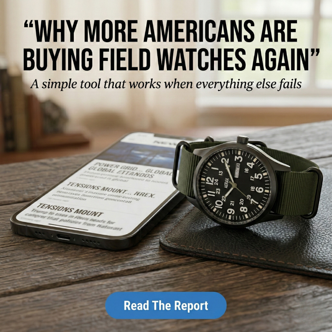 Aerax Watches Facebook ad: Why Thousands Are Switching Back To Field Watches