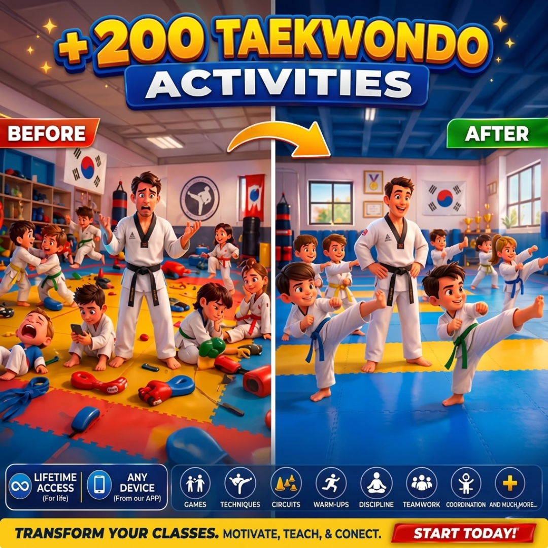 Full Taekwondo Facebook ad: TRANSFORM YOUR TAEKWONDO CLASSES