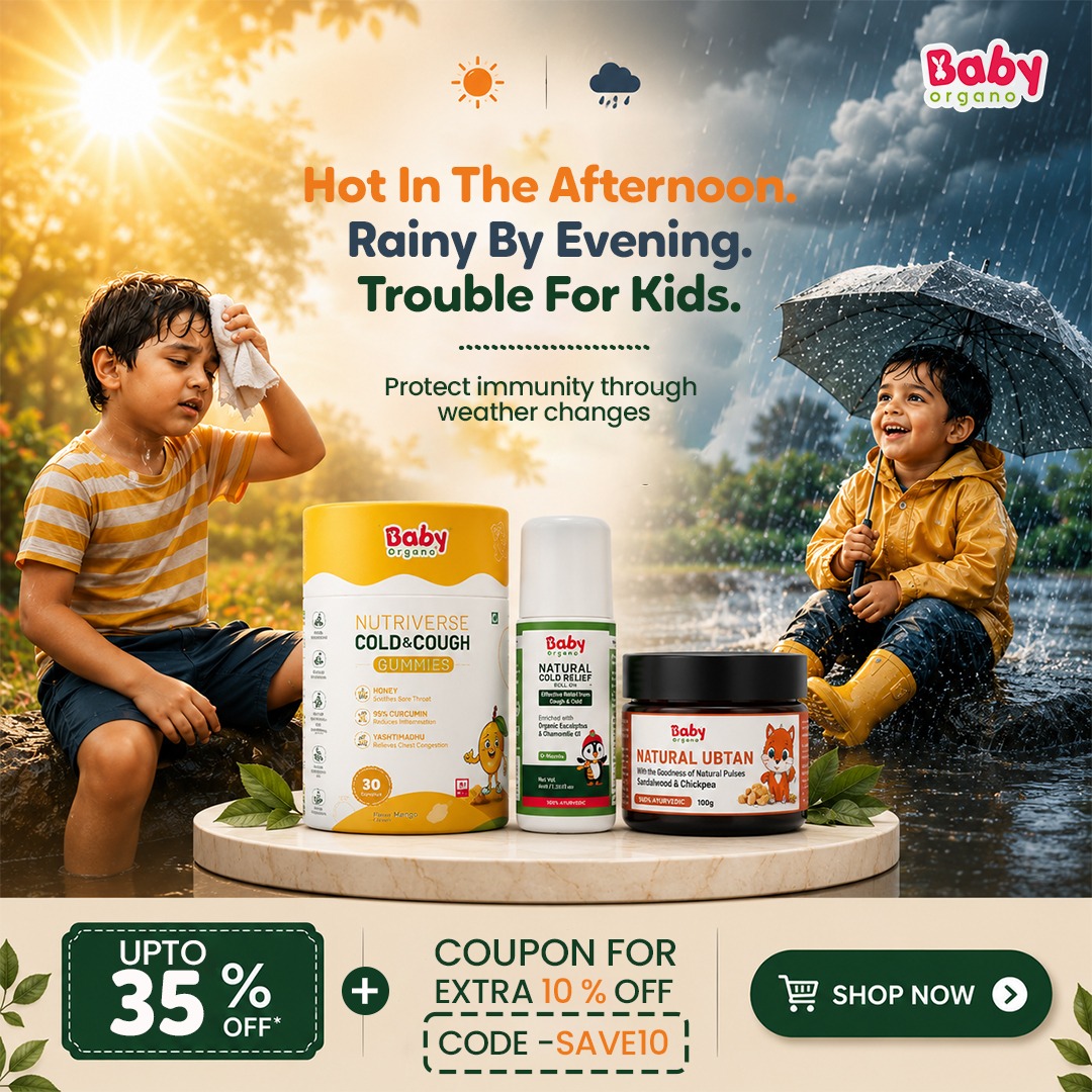 BabyOrgano Authentic Ayurvedic Health & Wellness Products for kids Facebook ad