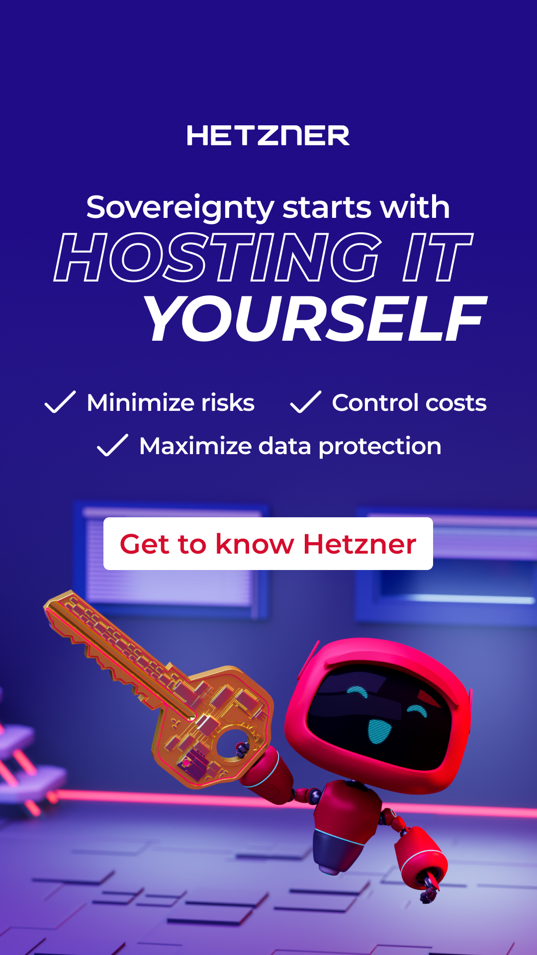 Hetzner Facebook ad