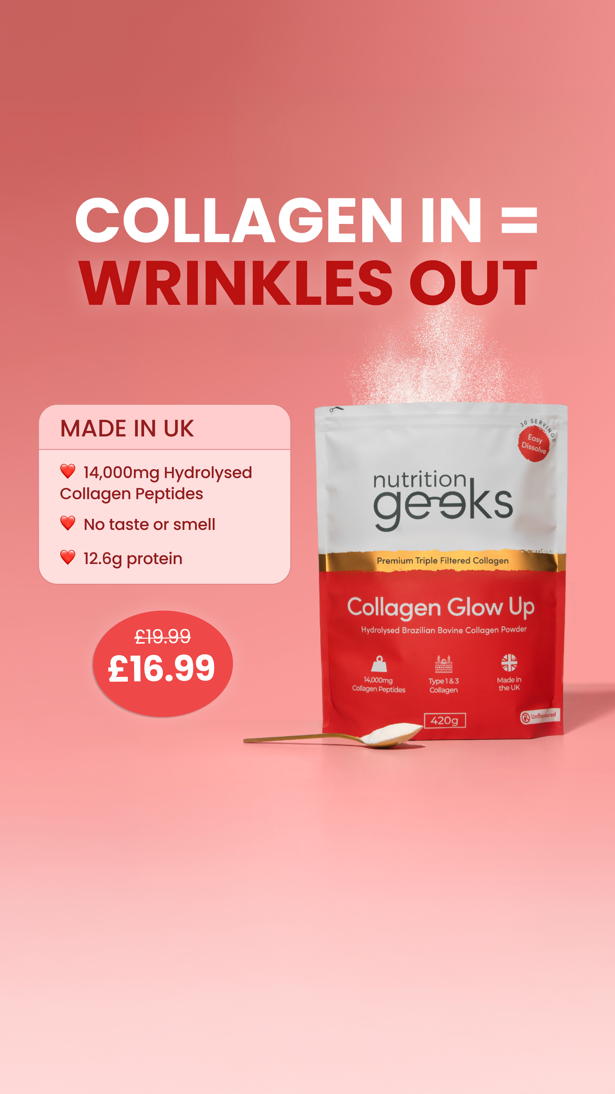 Nutrition Geeks Facebook ad
