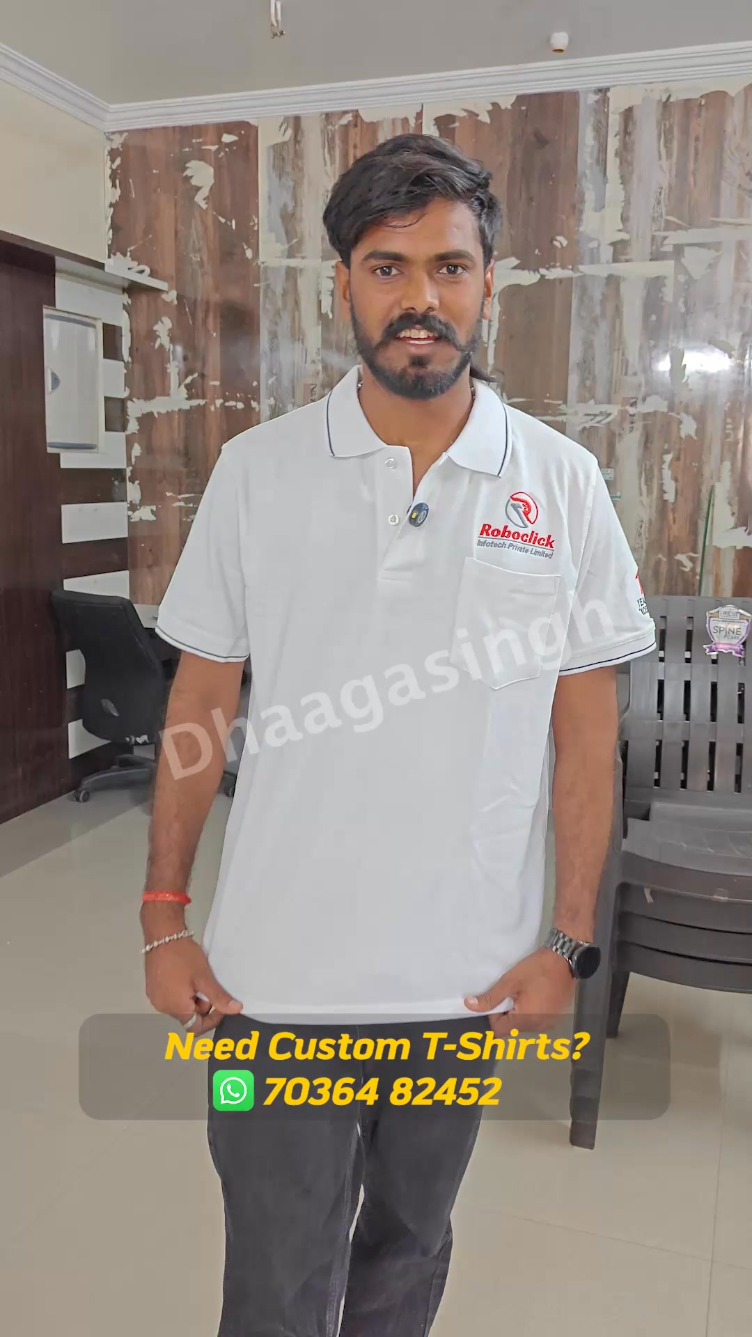 Dhaaga Singh Facebook ad: Custom T-Shirt Printing for Your Business