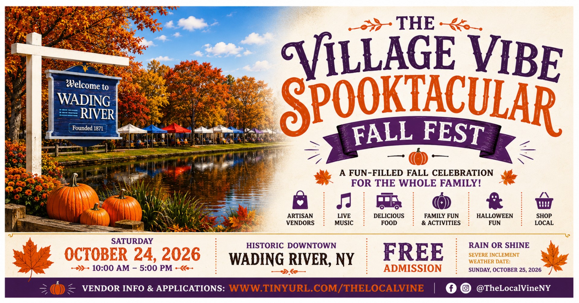 The Local Vine Facebook ad: The Village Vibe: Fall Festival