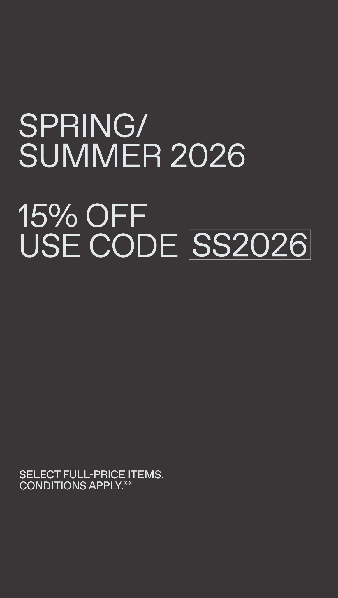 SSENSE Facebook ad