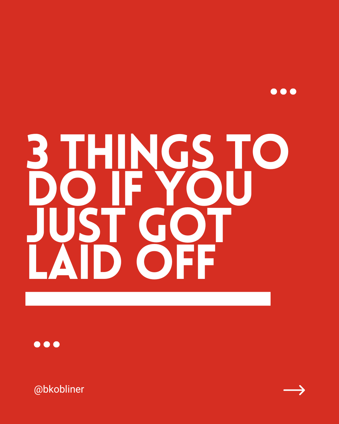Beth Kobliner Facebook ad: If you’ve just been laid off, first.