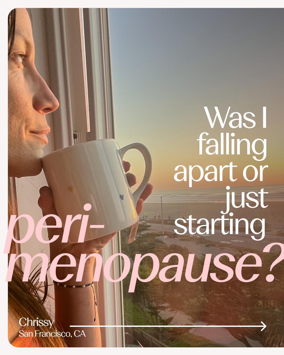 Flo For Perimenopause Facebook ad: Finally Knowing: Was I falling apart or just…