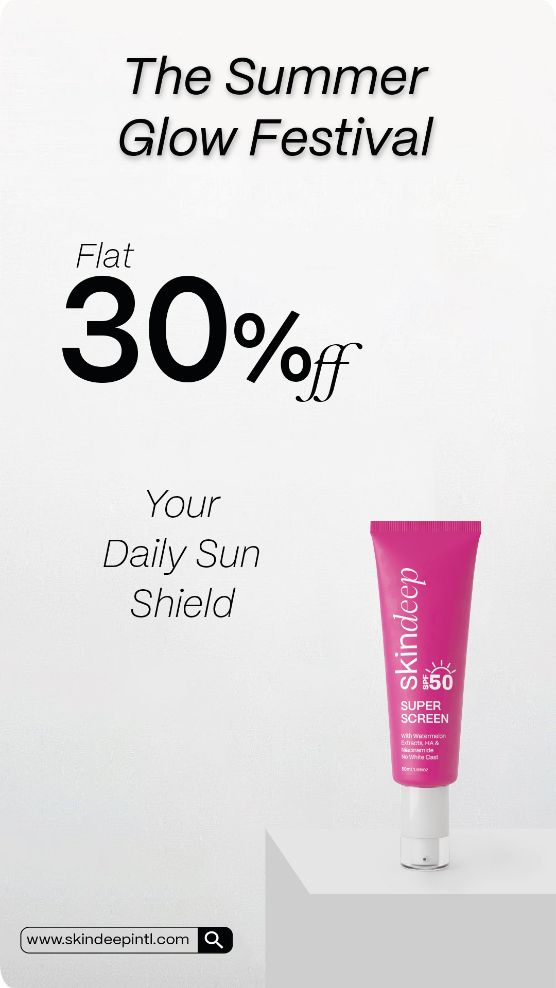Skin Deep Facebook ad