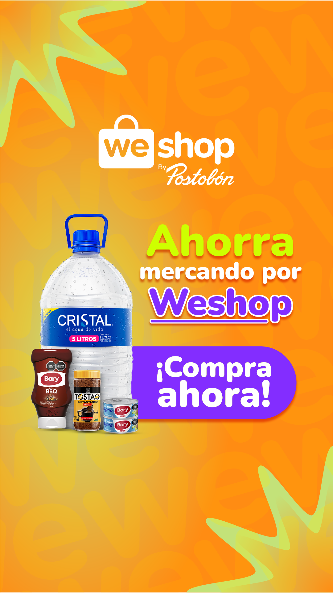 WeShop Postobón Facebook ad