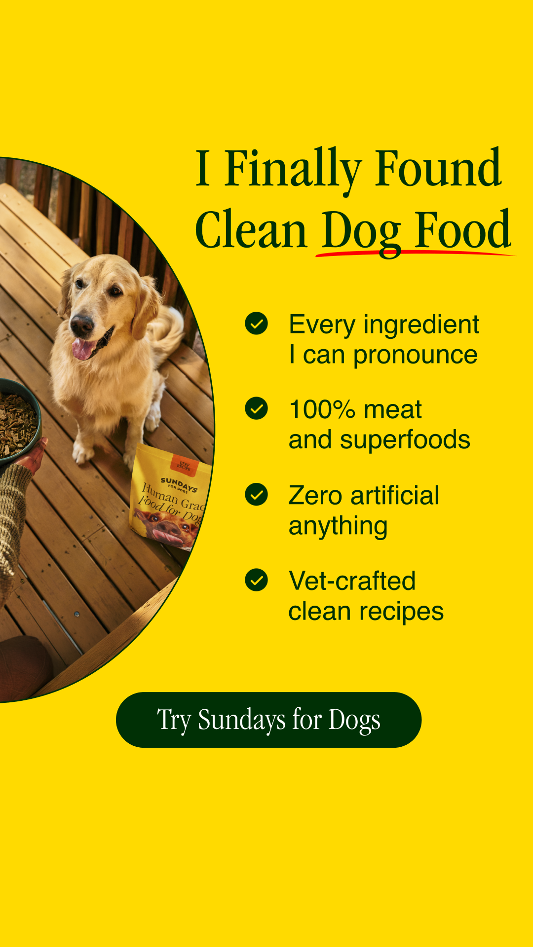 Sundays Facebook ad