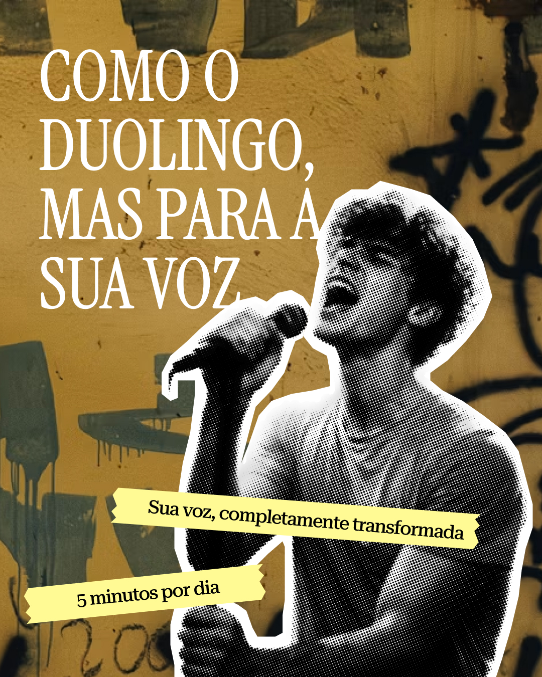 Hobby Skills Facebook ad: Canta como se sentisse de verdade, 5 min por dia!