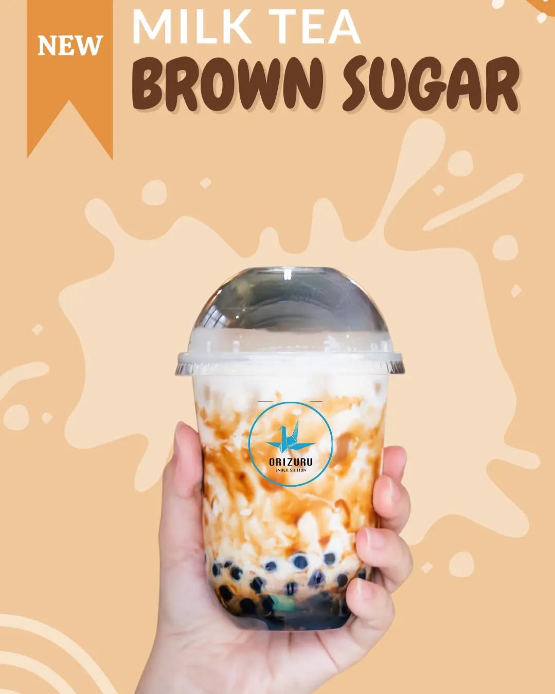 Orizuru Snack Station Facebook ad: BUBBLE TEA
