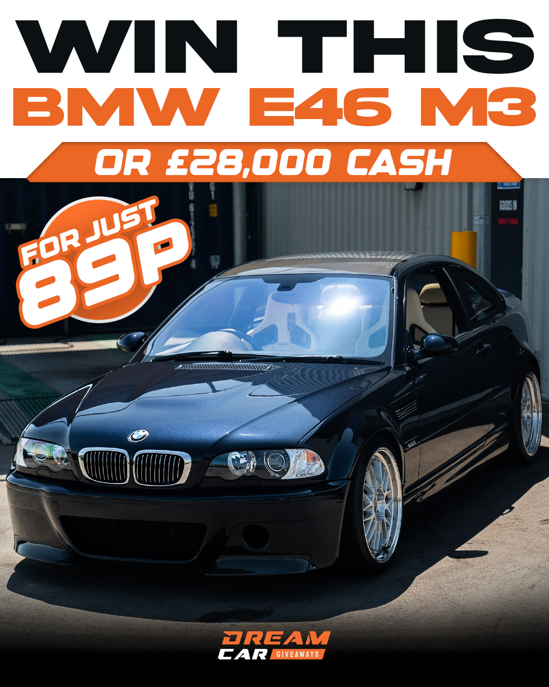 Dream Car Giveaways Facebook ad