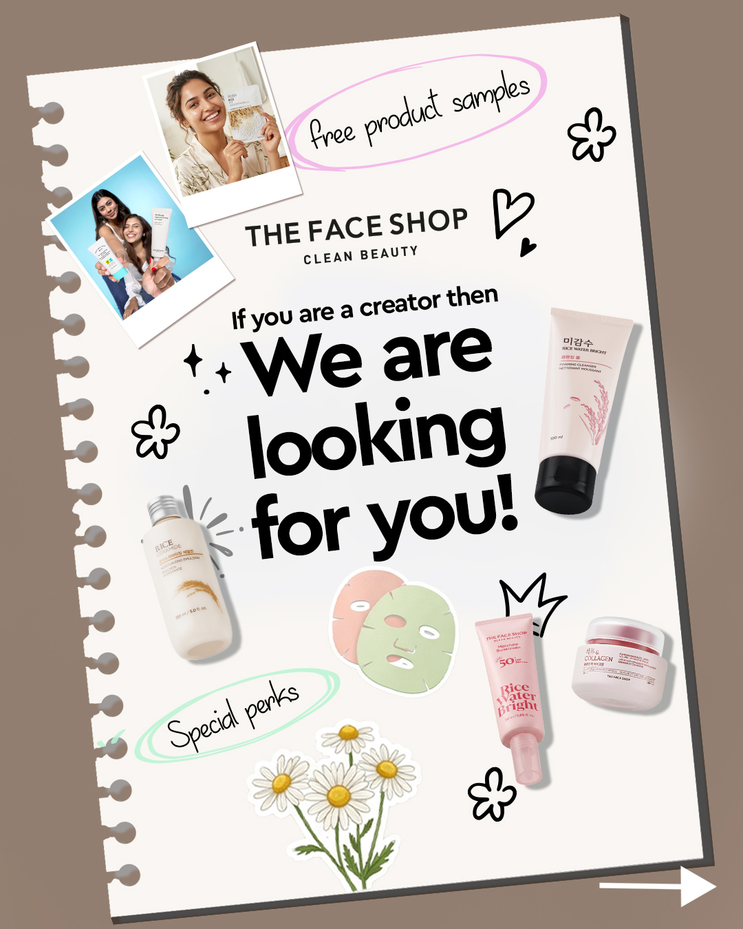 Thefaceshop INDIA Facebook ad