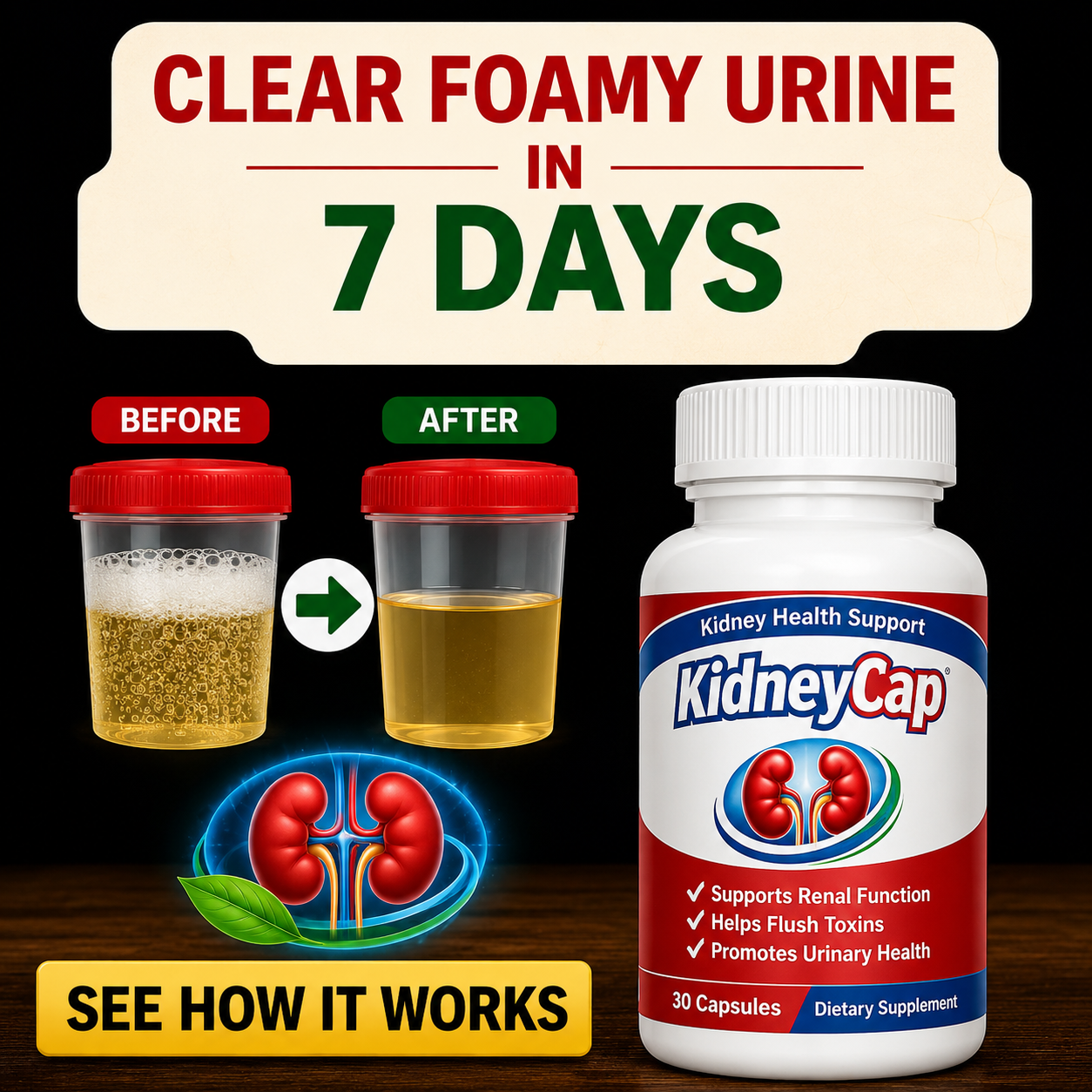 Wellness Hope Facebook ad: DON'T WAIT UNTIL YOUR KIDNEYS FORCE YOU TO PAY ATTENTION.PAY