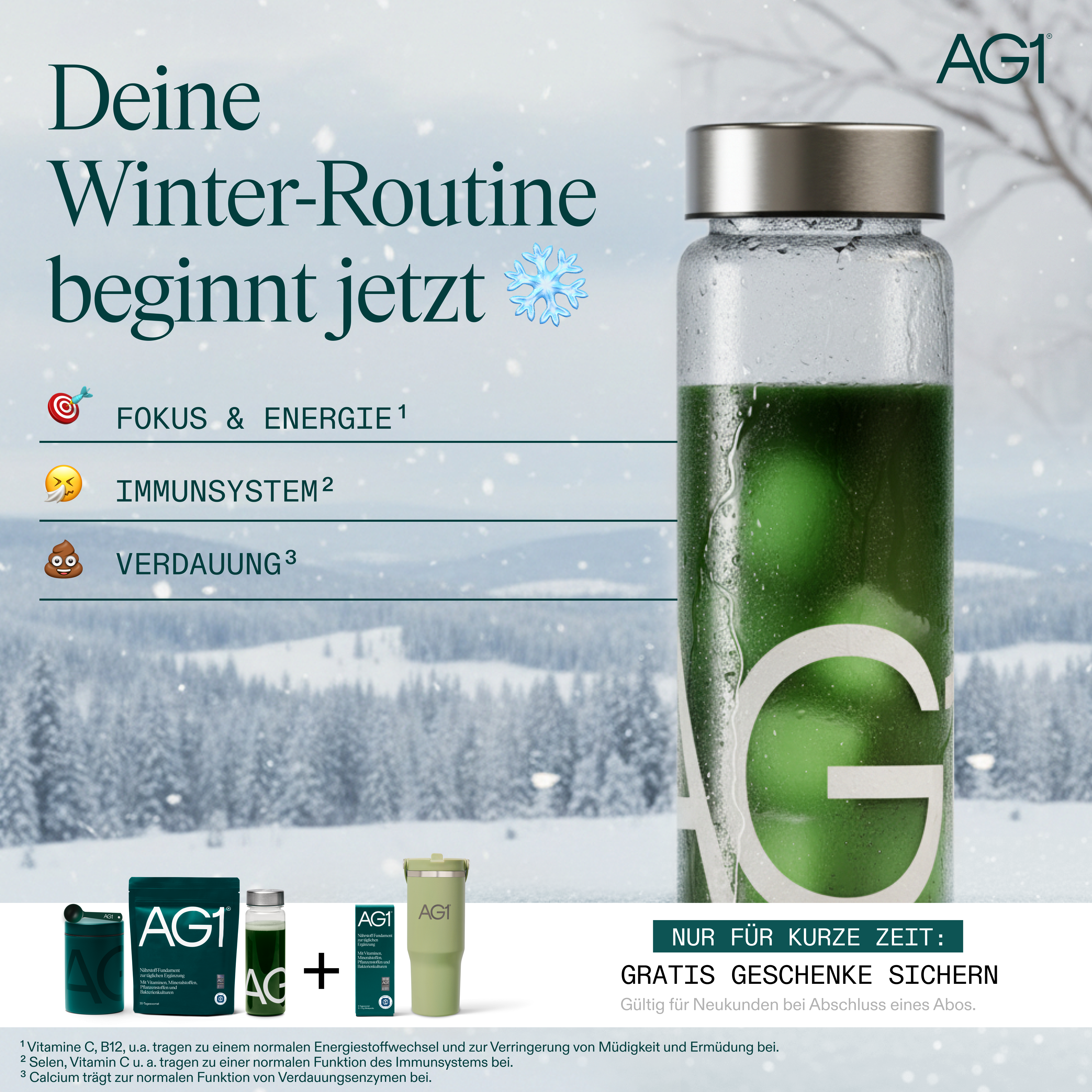 AG1 Deutschland Facebook ad