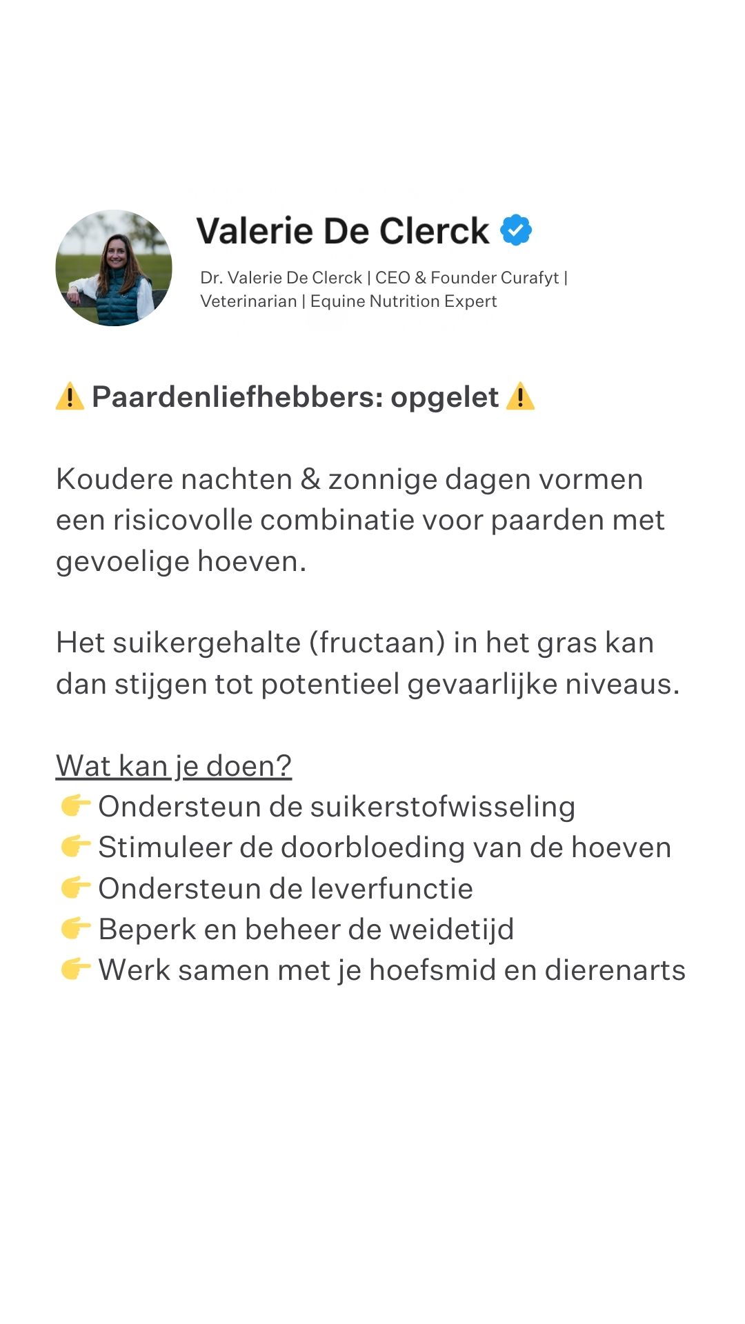 Leading Equestrians of Europe Facebook ad: Voor paarden met gevoelige hoeven en/of overgewicht