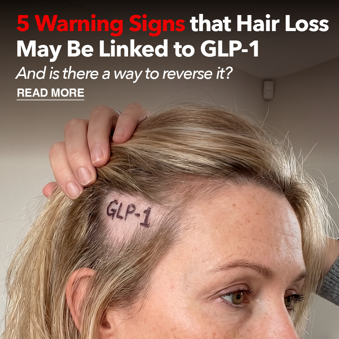 Health & Wellness Insider Facebook ad: TOP 5 Warning Signs of GLP-1 Hair Loss