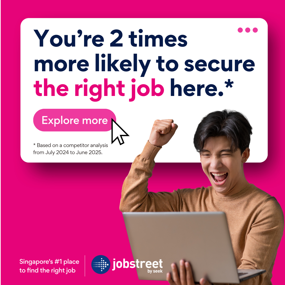 Jobstreet Singapore Facebook ad