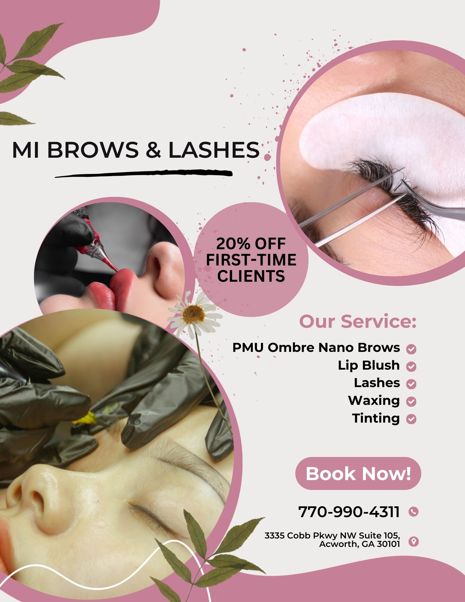 Mi Brows & Lashes Facebook ad